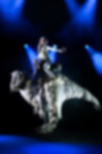 Rider on the back of a Star Wars creature