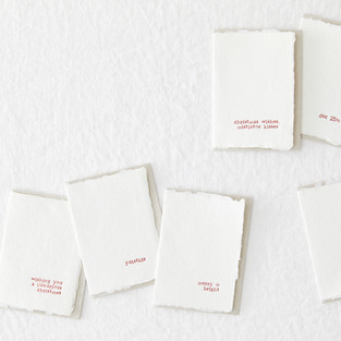 Made By Shannon minimalist Christmas cards