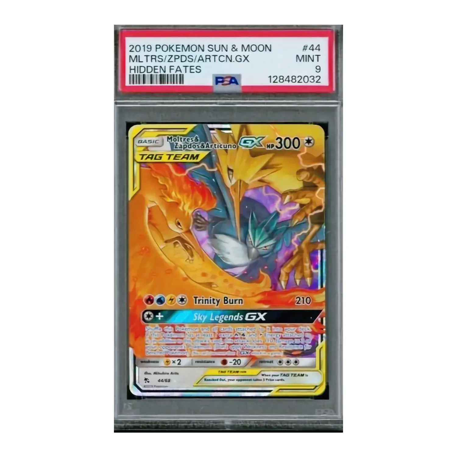 Pokémon Moltres & Zapdos & Articuno GX (HIF 44)