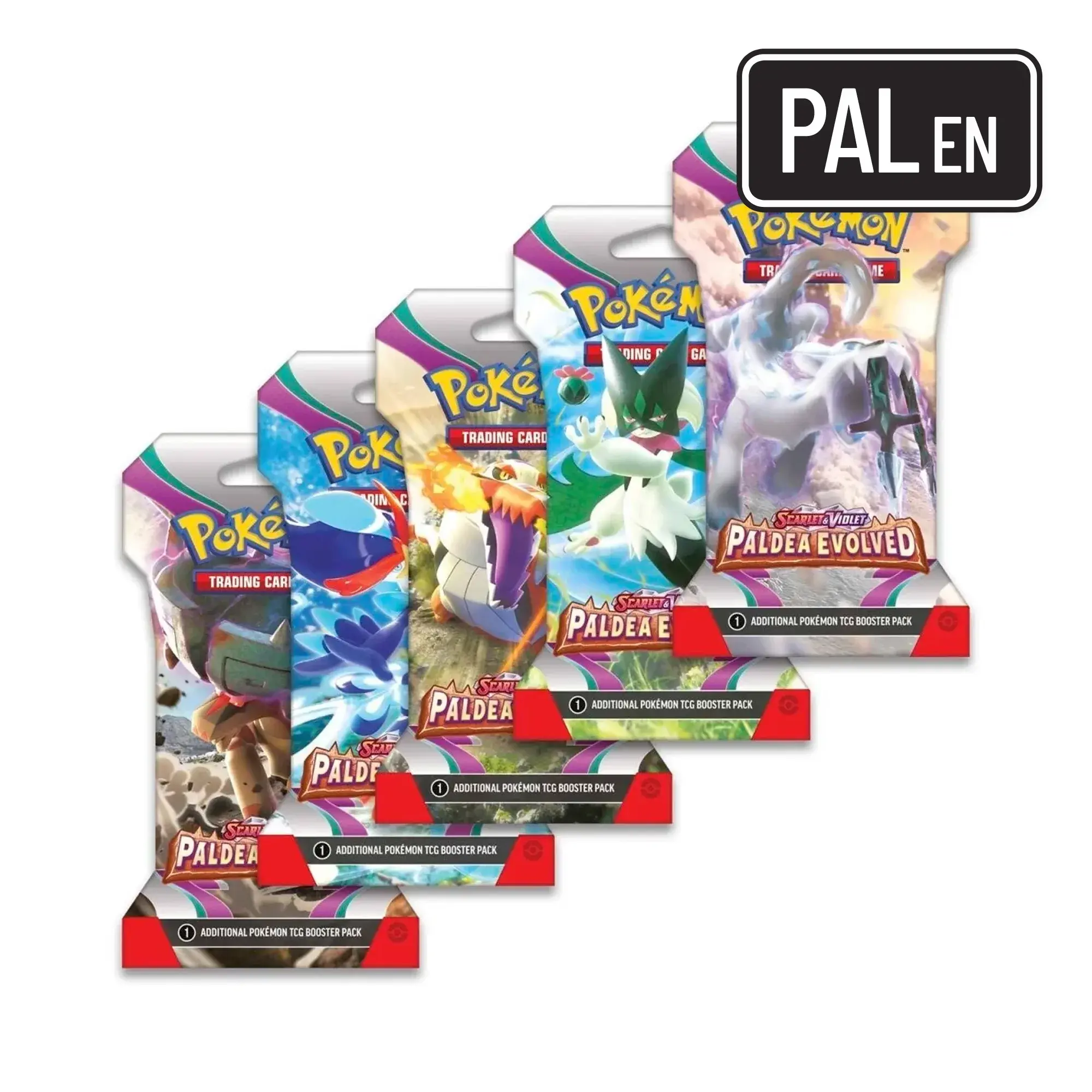 Pokémon Paldea Evolved Sleeved Booster Englisch