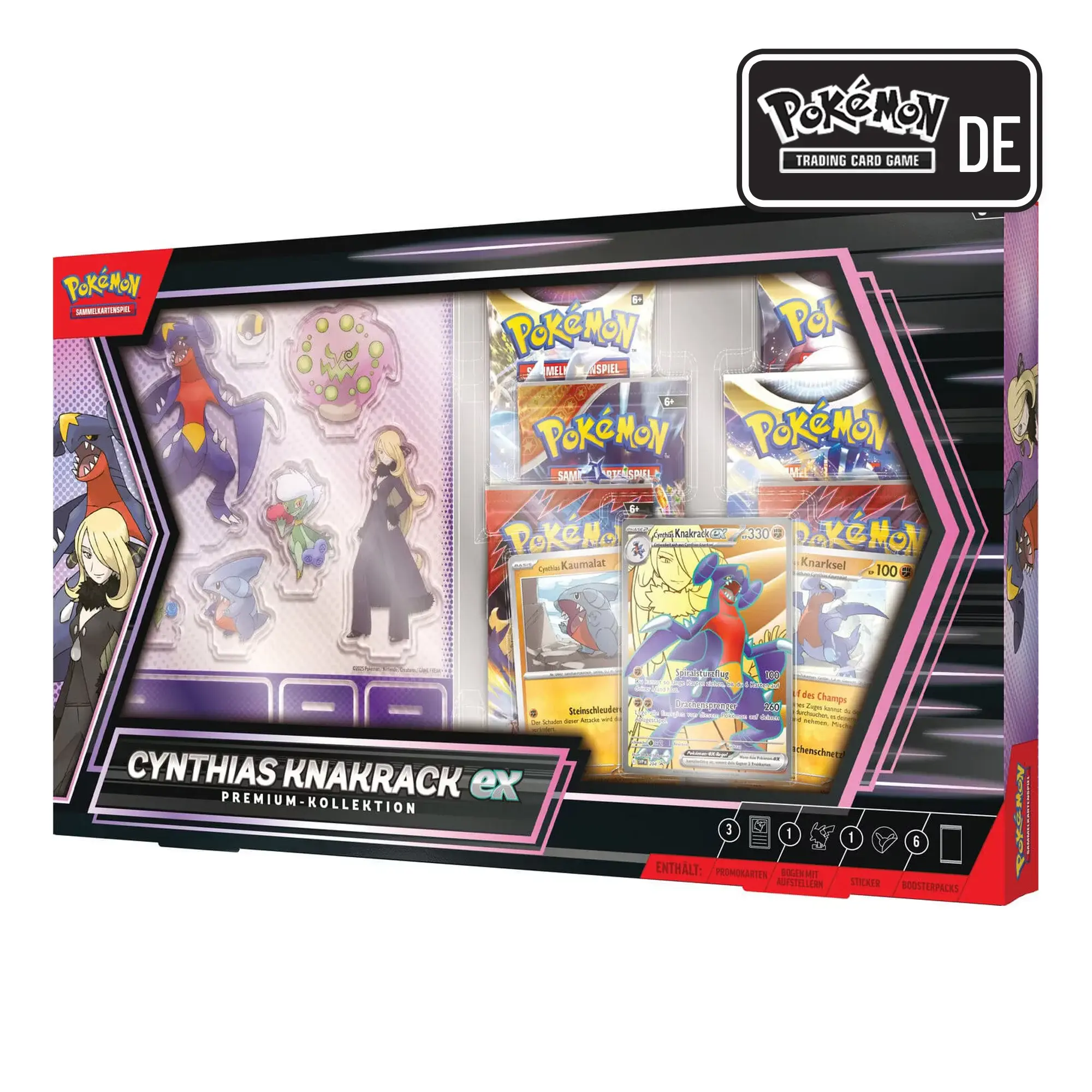 Pokémon TCG Cynthias Knakrack Ex Premium Kollektion Deutsch