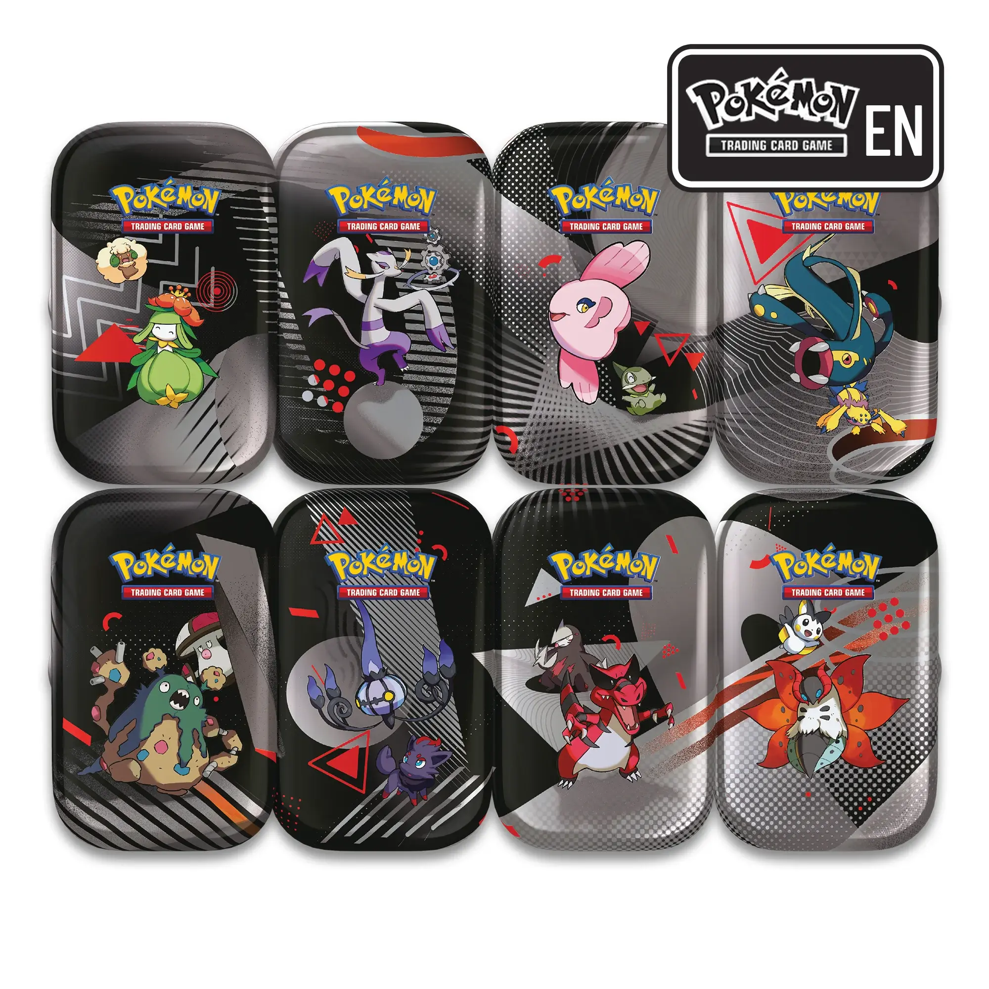 Pokémon Black Bolt & White Flare Mini Tins Englisch