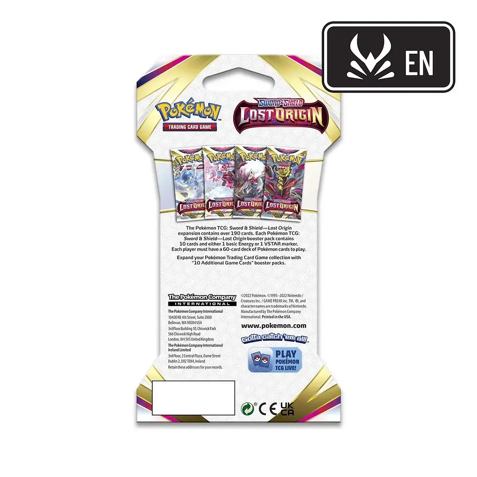 Miniaturbild: Pokémon Lost Origin Sleeved Booster Englisch