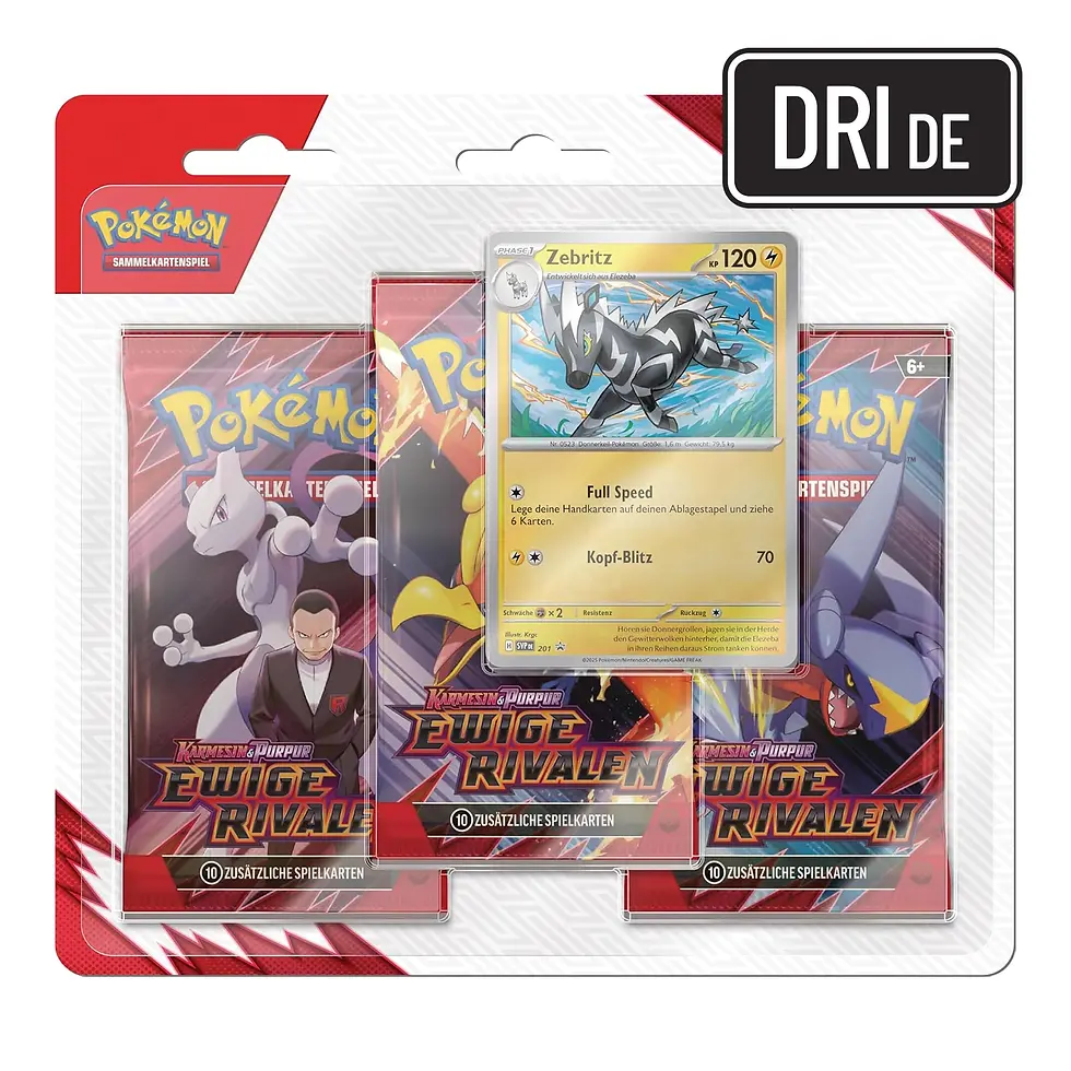 Pokémon TCG Ewige Rivalen 3er Blister Deutsch