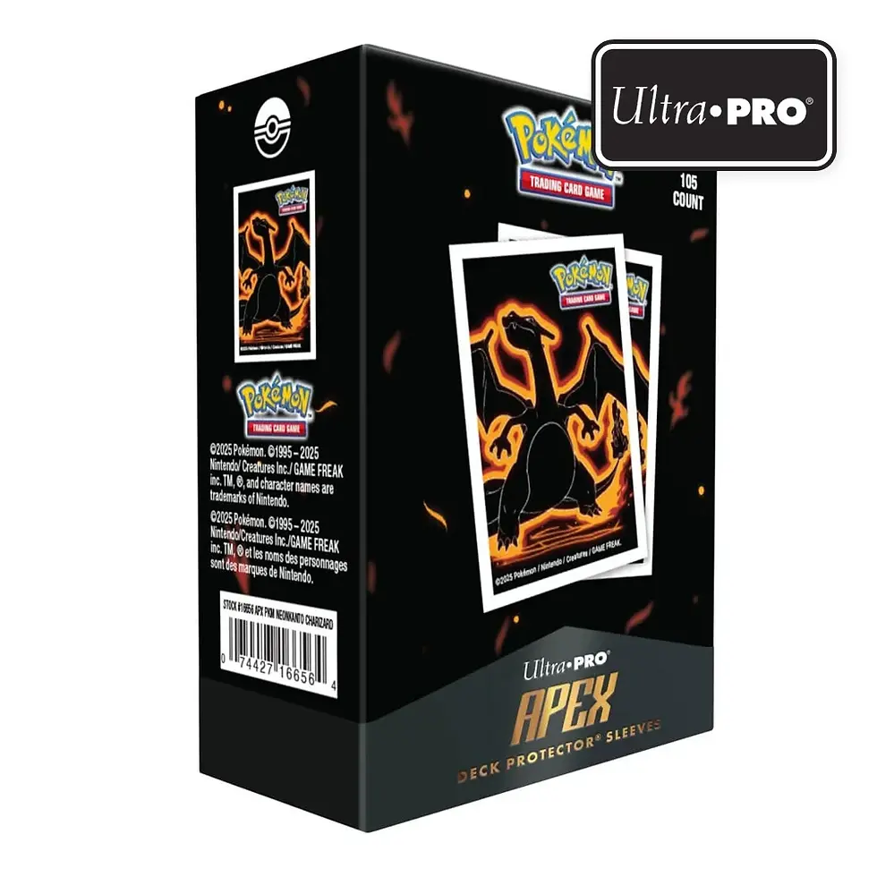 Ultra Pro APEX Deck Protector Sleeves Neon Kanto Charizard
