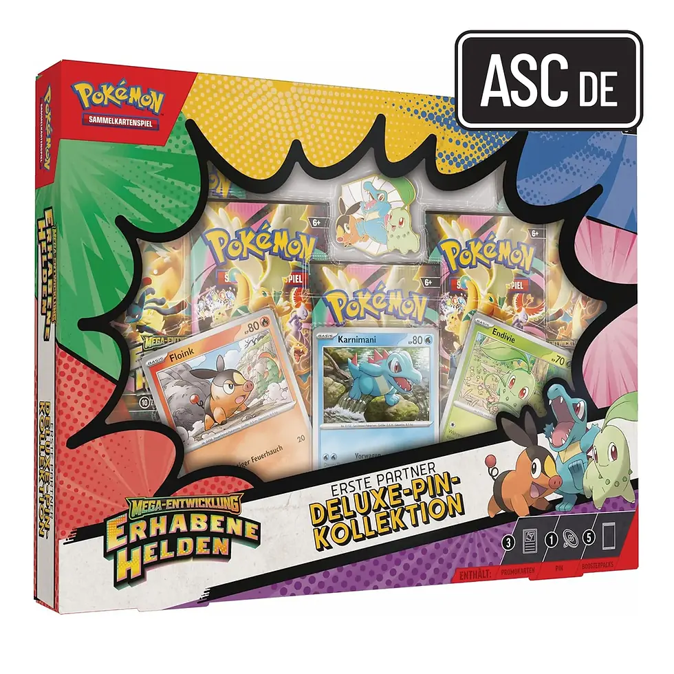 Pokémon Erhabene Helden Deluxe-Pin-Kollektion Deutsch