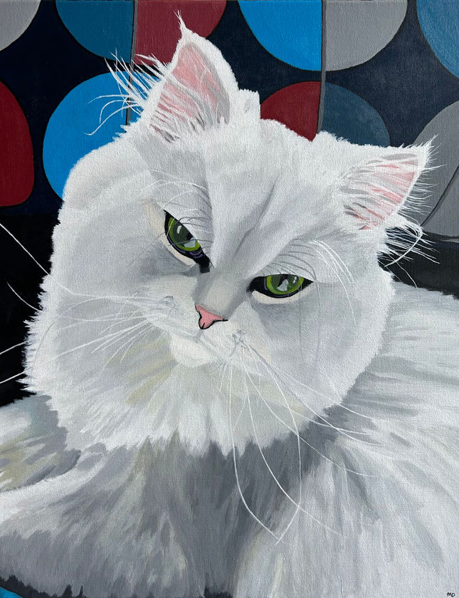 Pet portraits cats dogs by Mary Olchowecki