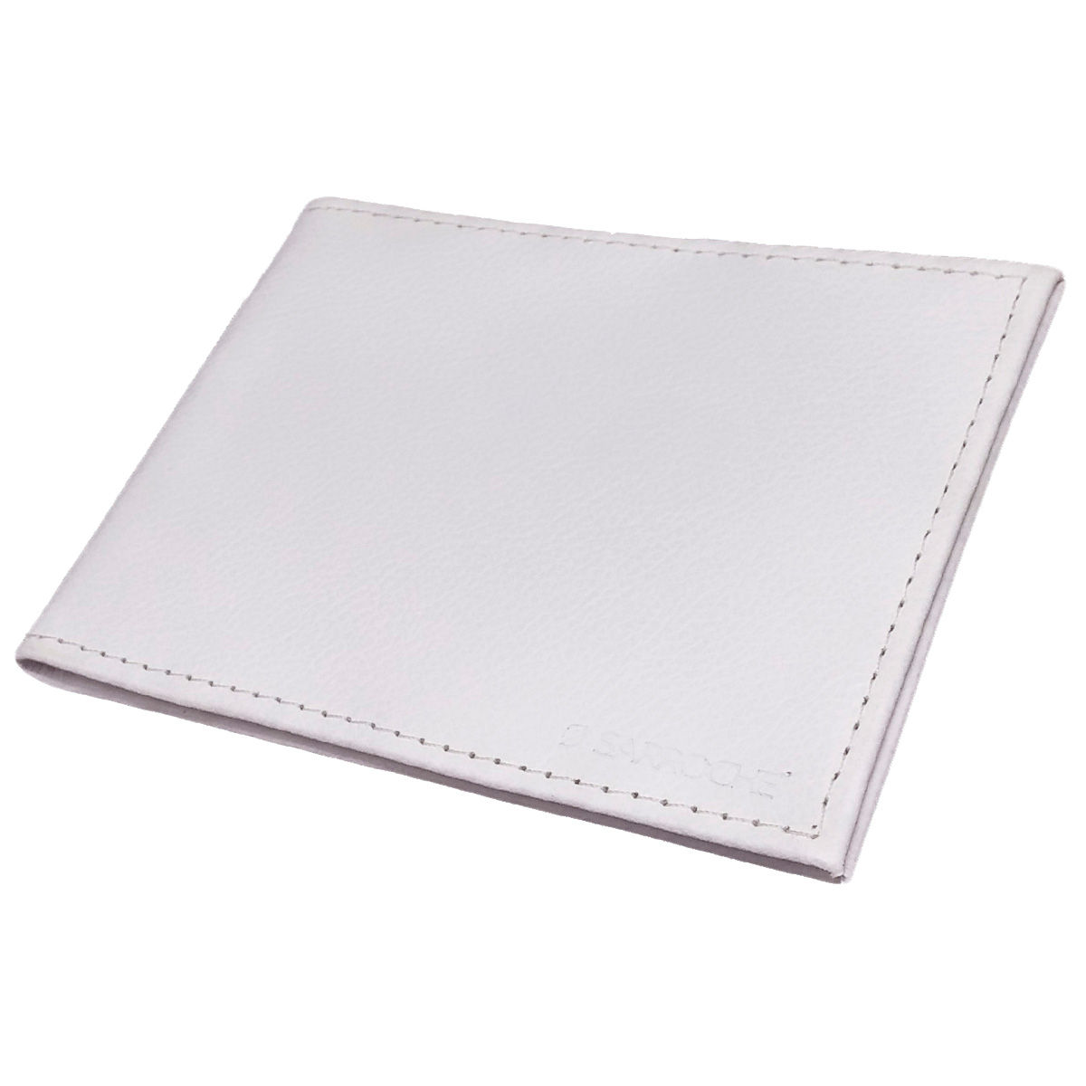 porta documentos em couro branco