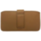 Costas da capa para celular caramelo
