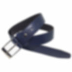 cinto couro legítimo azul