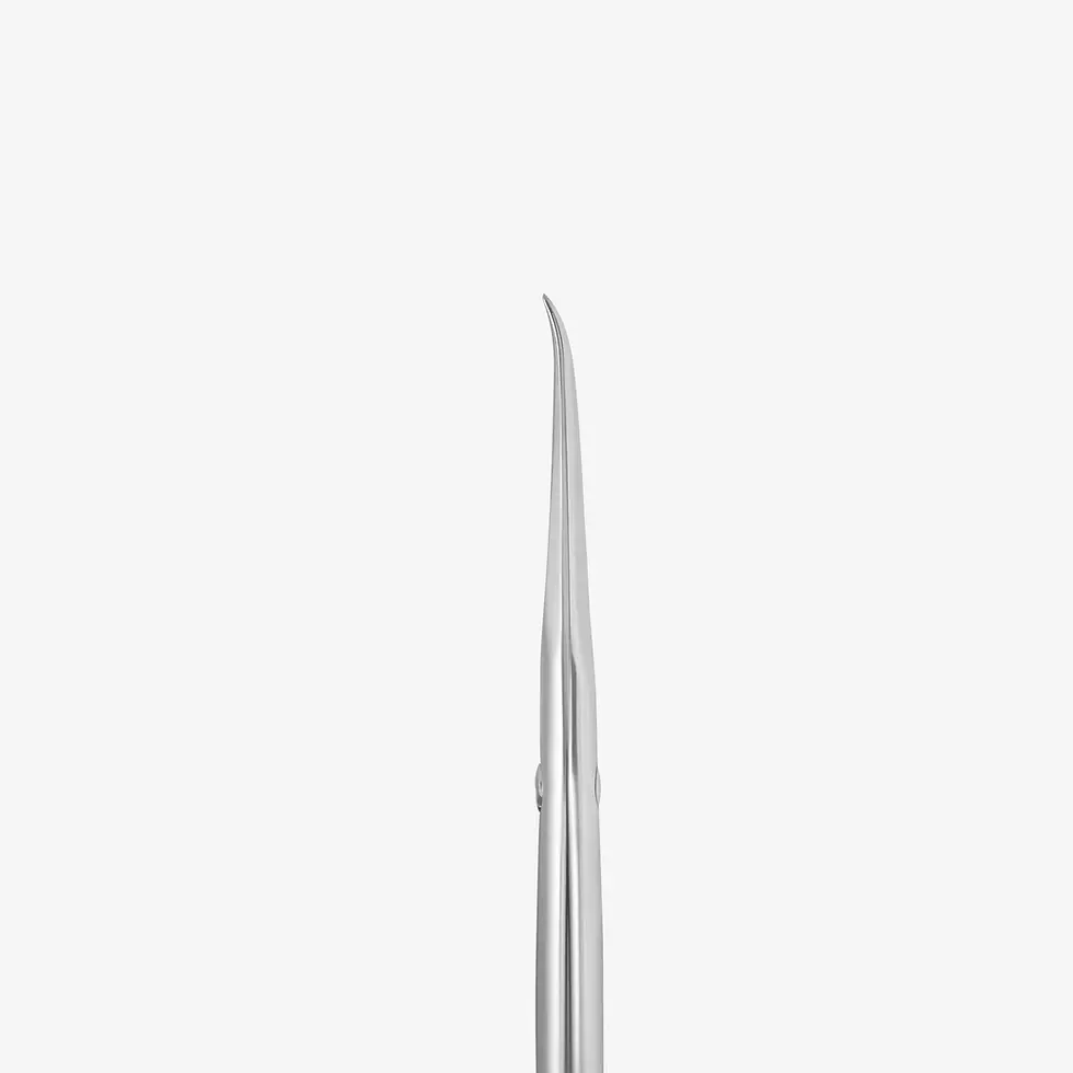 Miniatură: Foarfece Profesional Pentru Cuticule Cu Carlig EXCLUSIVE 23 TIP 1 (Magnolie)