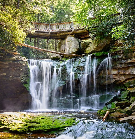 Blackwater Falls are nearby Canaan Collection homes