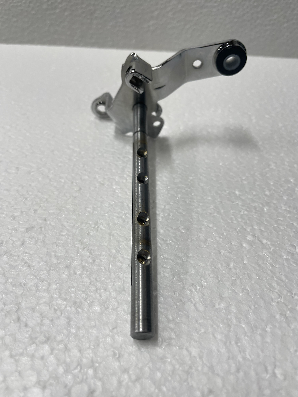 Thumbnail: Throttle Lever Chrome with Shaft - Rochester 2G