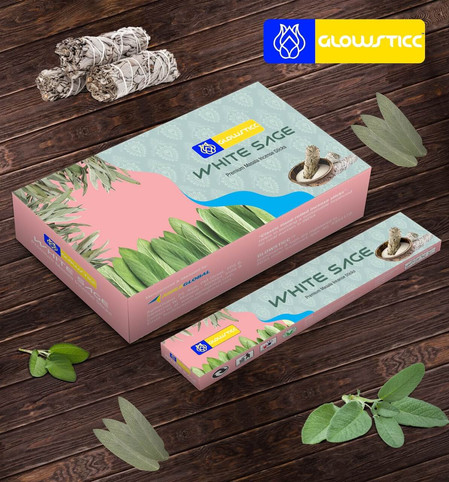 GLOWSTICC™ - White Sage Premium Masala Agarbathi