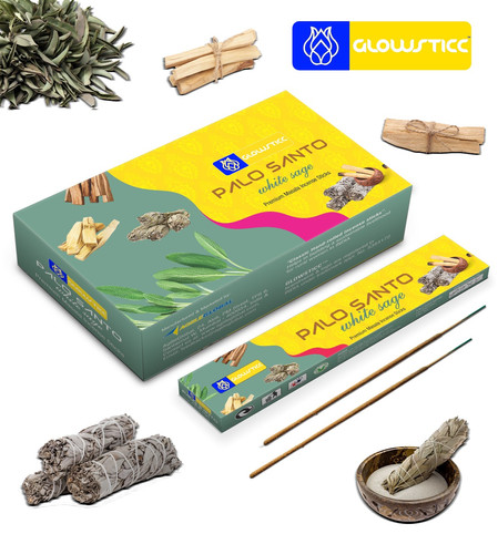 GLOWSTICC™ - PaloSanto WhiteSage Premium Masala Incense