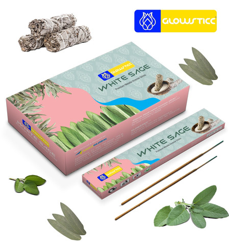 GLOWSTICC™ - WhiteSage Premium Masala Incense