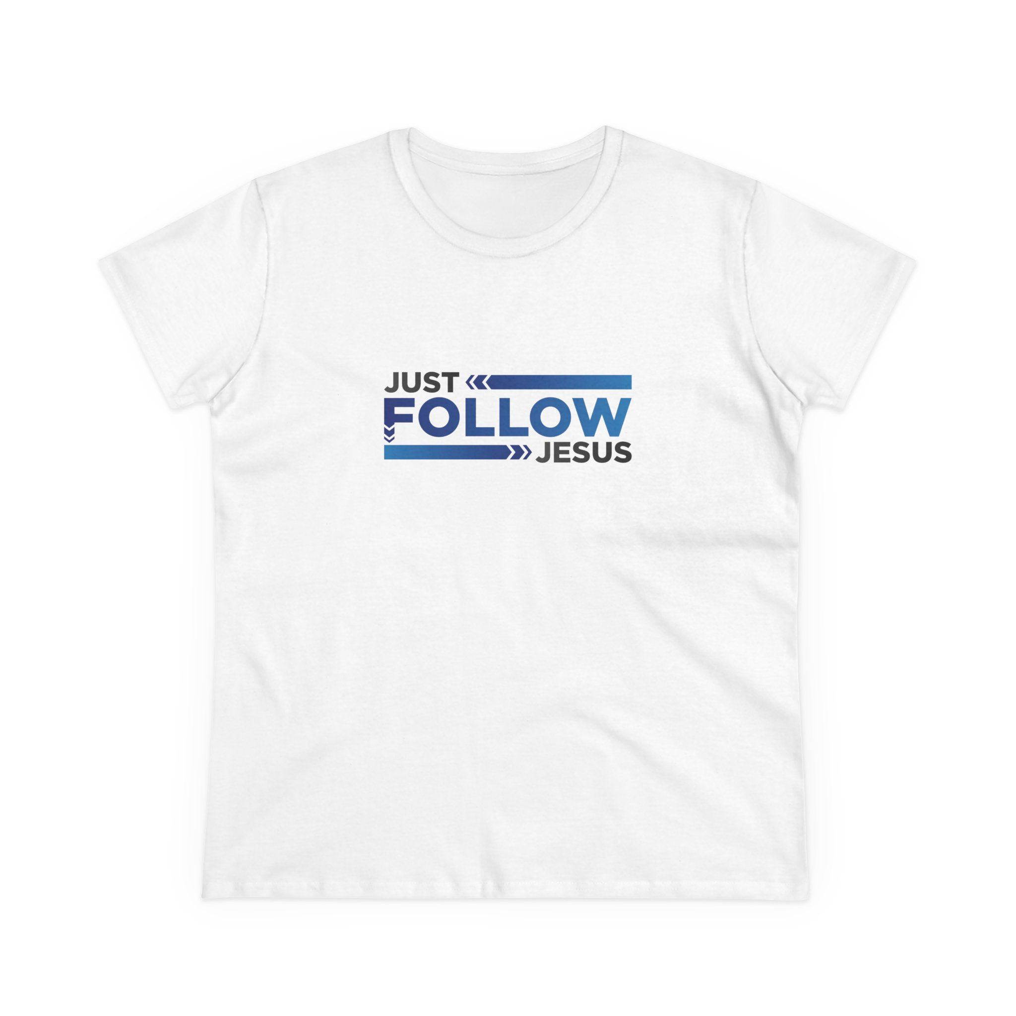 Stylish Just Follow Jesus Tee - Christian Apparel, Casual Wear