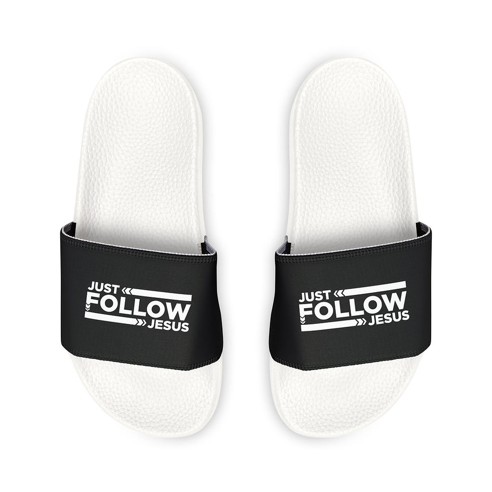 Thumbnail: Just Follow Jesus Removable-Strap Sandals for Men 