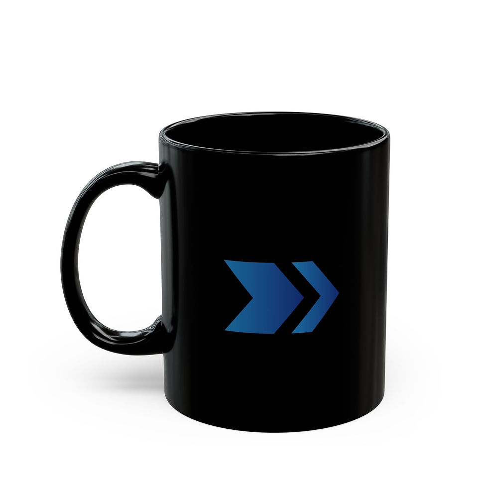 Thumbnail: Just Follow Jesus Black Mug - 11oz or 15oz
