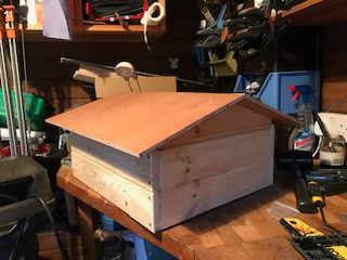 Custom Hedgehog House with built in camera triggers and motion detection!