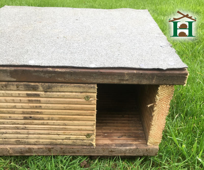 Finished Hedgehog Decking House