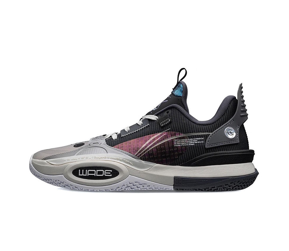 Li-Ning Way of Wade All City 10 Glare We Are One 'Black Silver' ABAS019-7