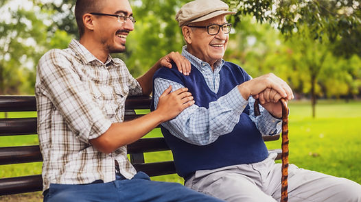 KindKey Solutions Stock Photo - Two men on park bench.jpg