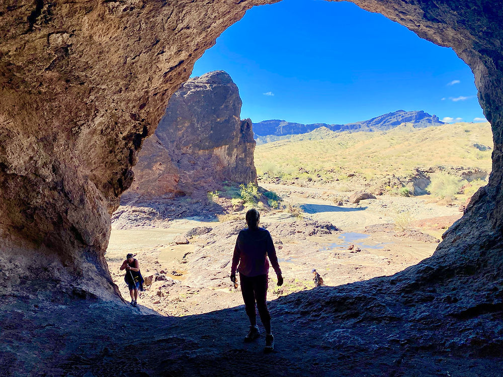 Breath taking view while hiking inside Big Canyon
