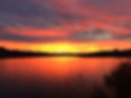 Fiery Orange Sunrise on Whipple Bay