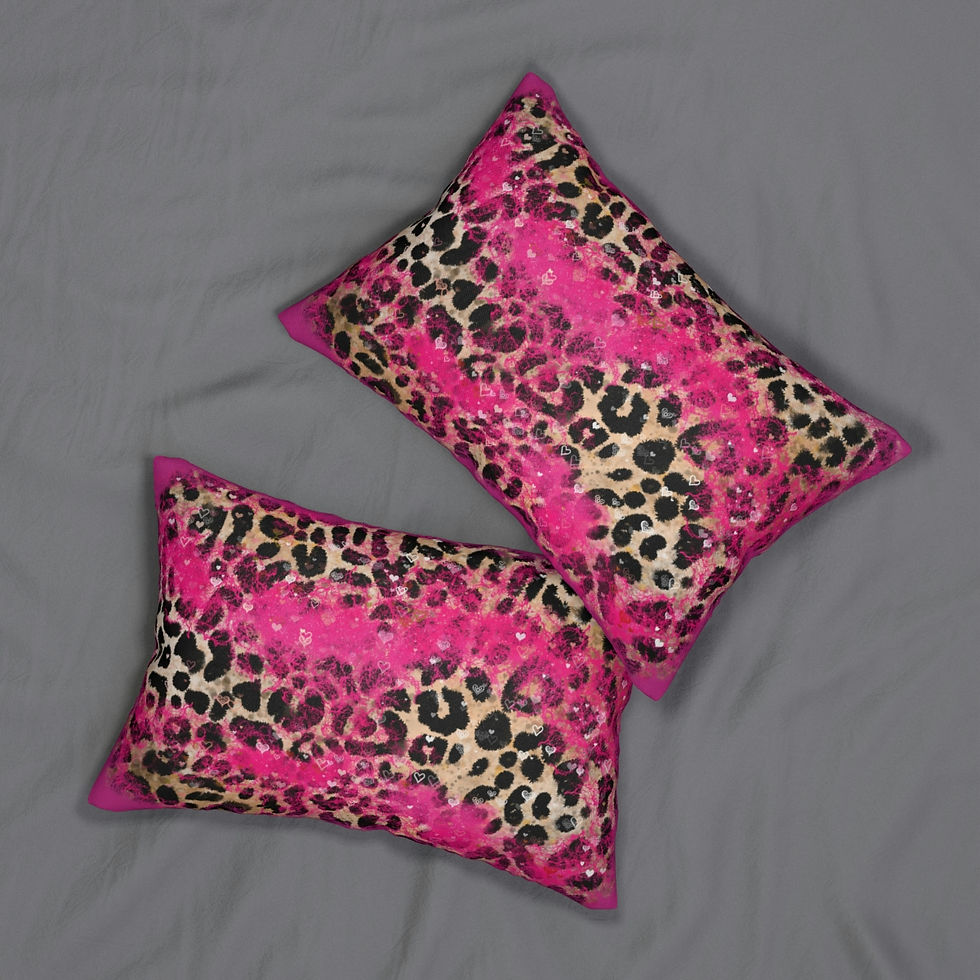 Thumbnail: Kitten Cute! Spun Polyester Lumbar Pillow