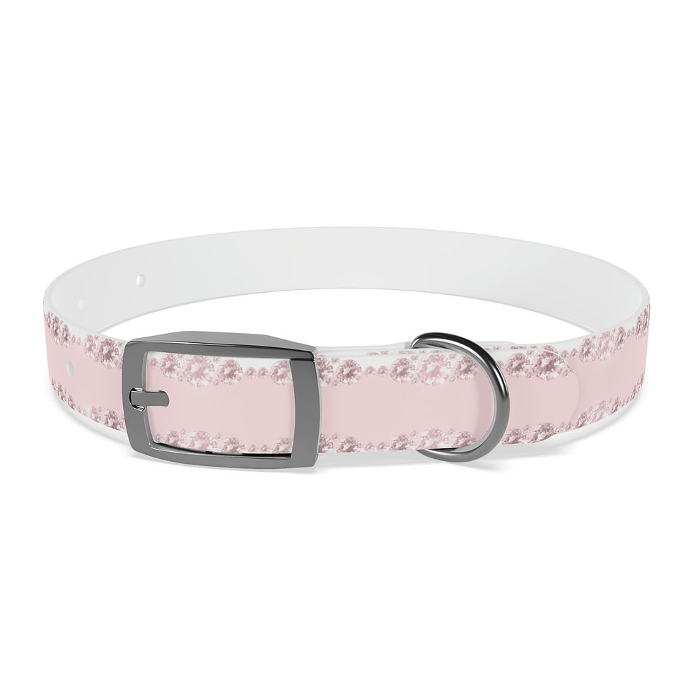 Thumbnail: Pink Diamonds - Dog Collar