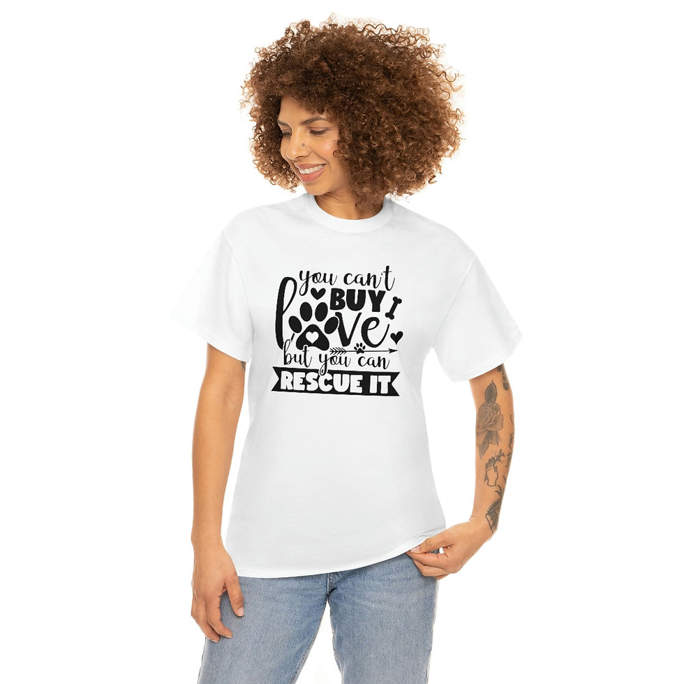 Thumbnail: You Can't Buy Love - Unisex Heavy Cotton Tee