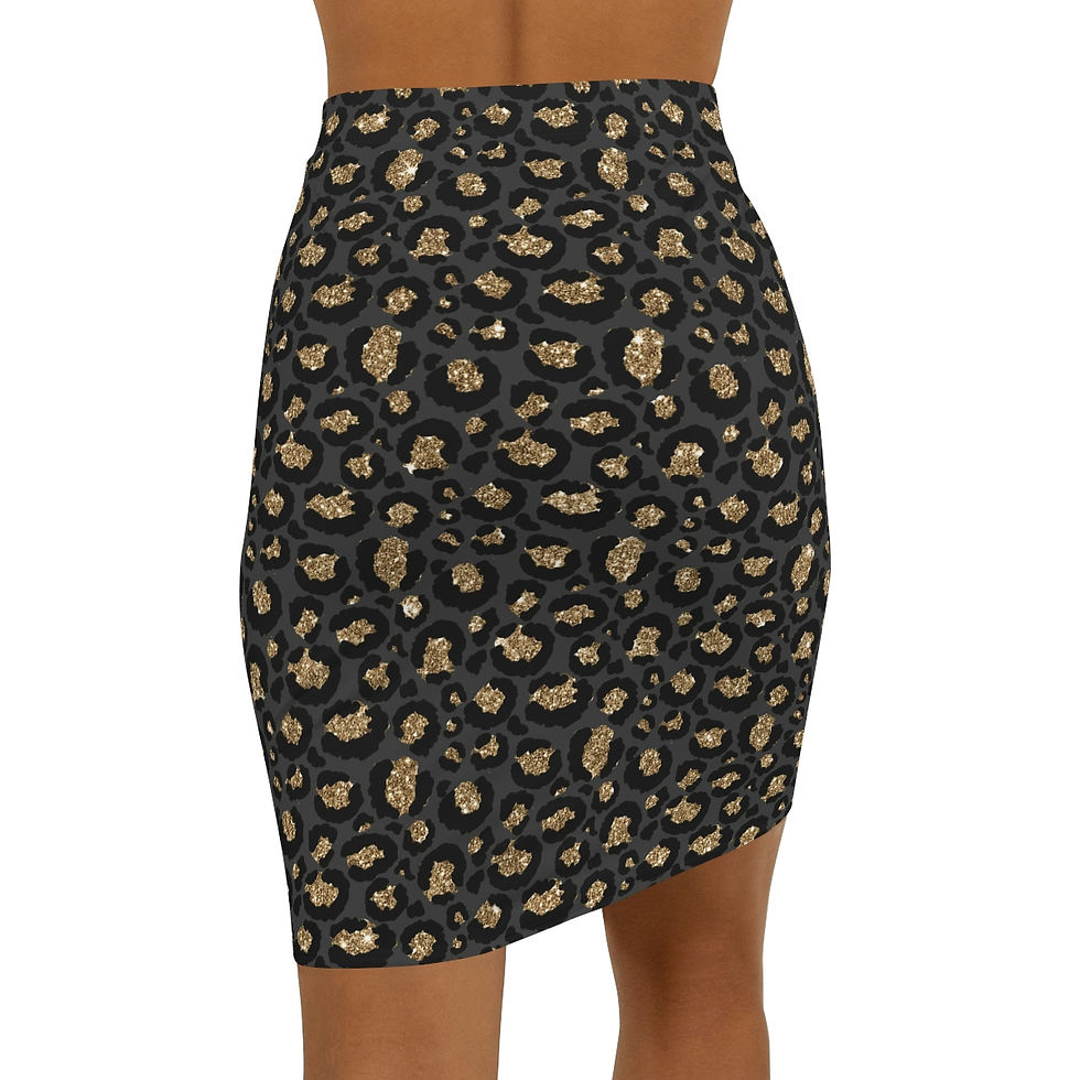 Thumbnail: PAWSOME Signature Print - Women's Mini Skirt