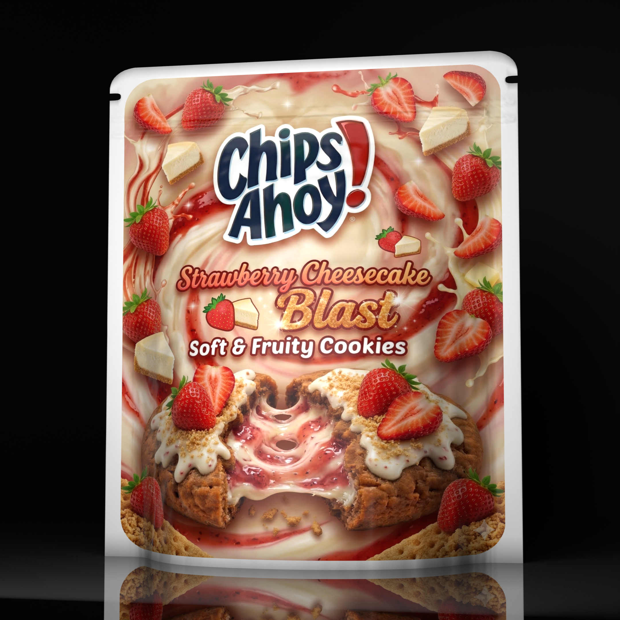 Chips Ahoy Strawberry Cheesecake Blast