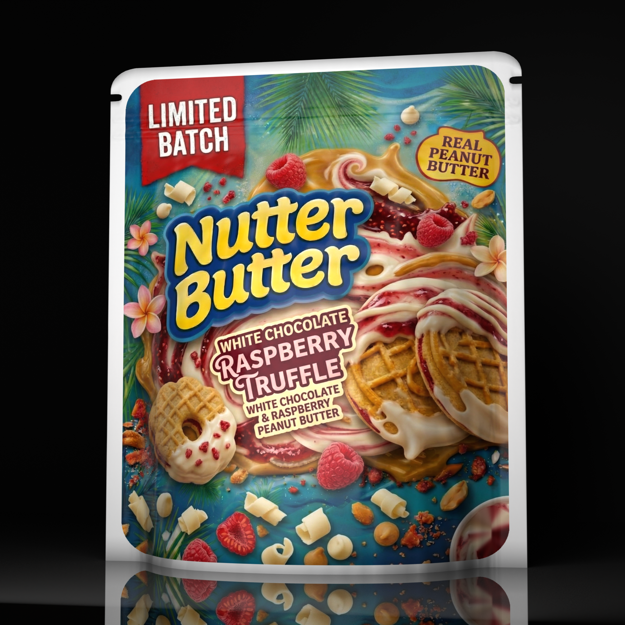 Nutter Butter White Chocolate Raspberry Truffle