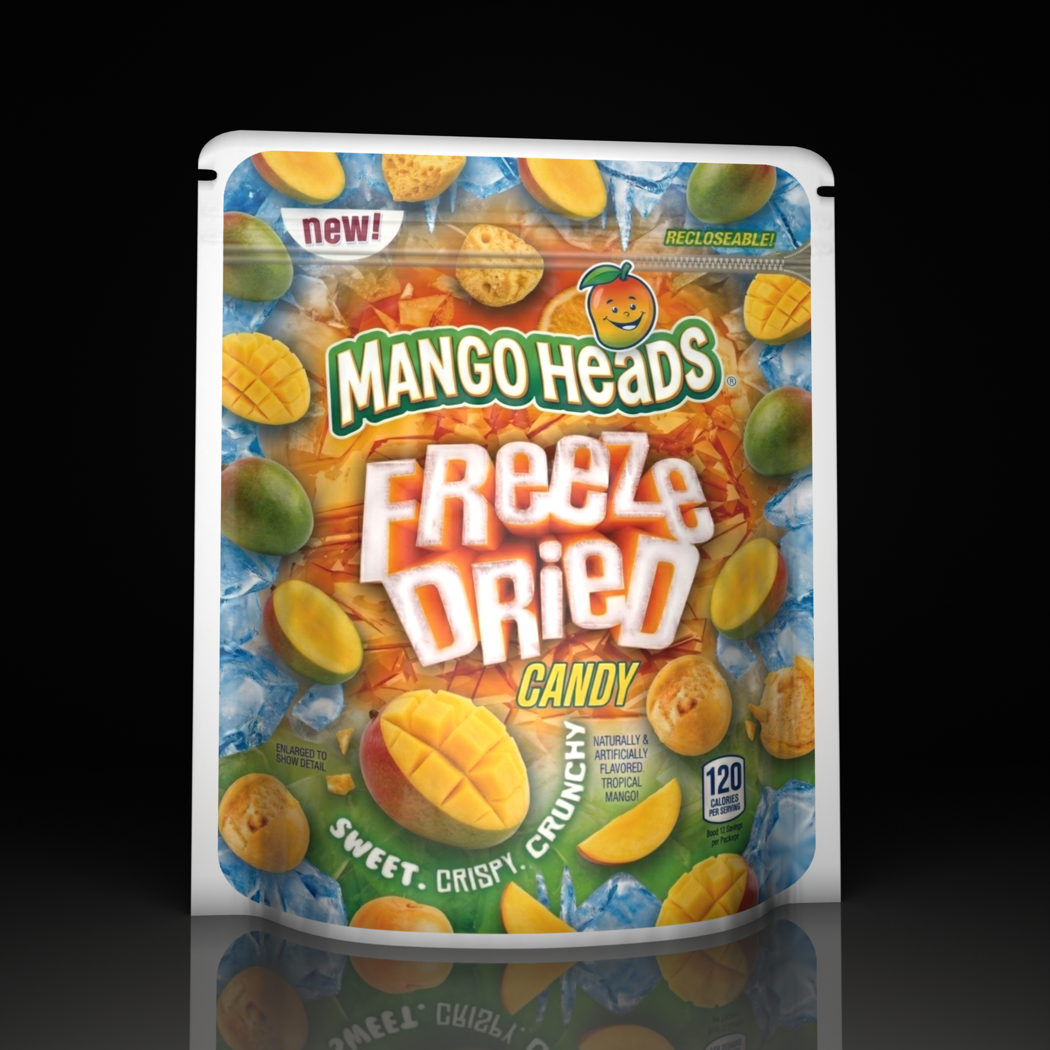 Freeze Dried Candy Mango Heads