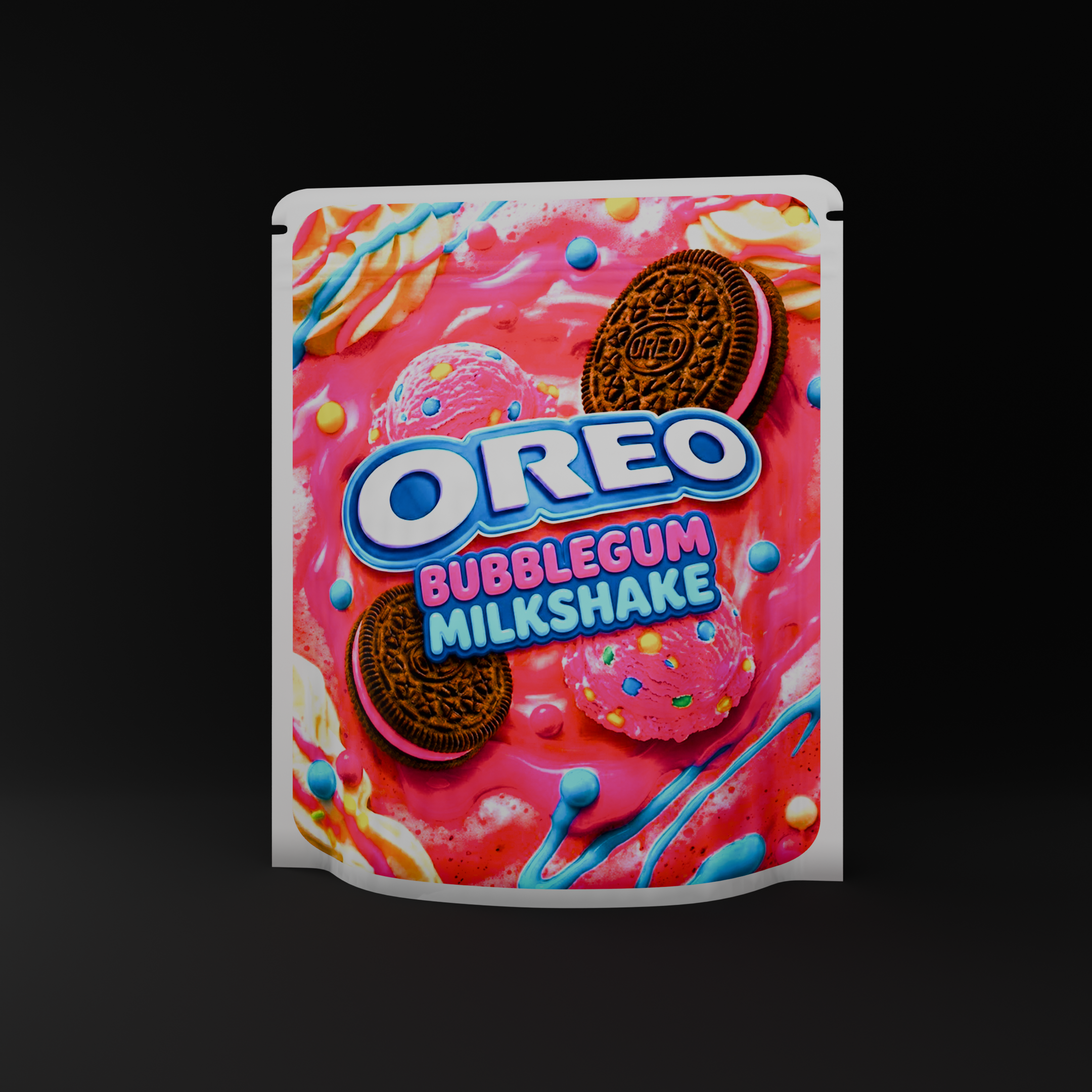 Oreo Bubblegum Milkshake