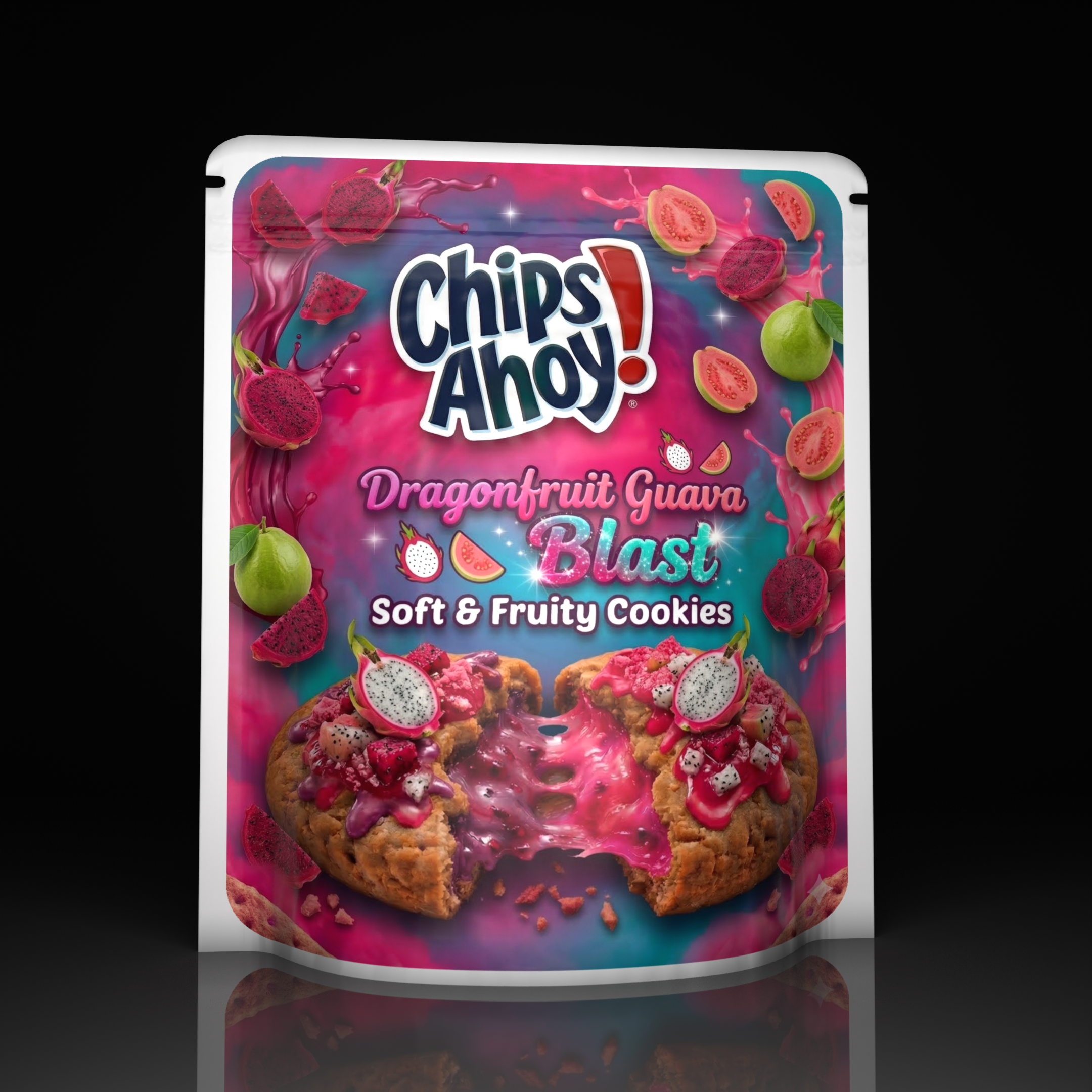 Chips Ahoy Drangonfruit Guaba Blast