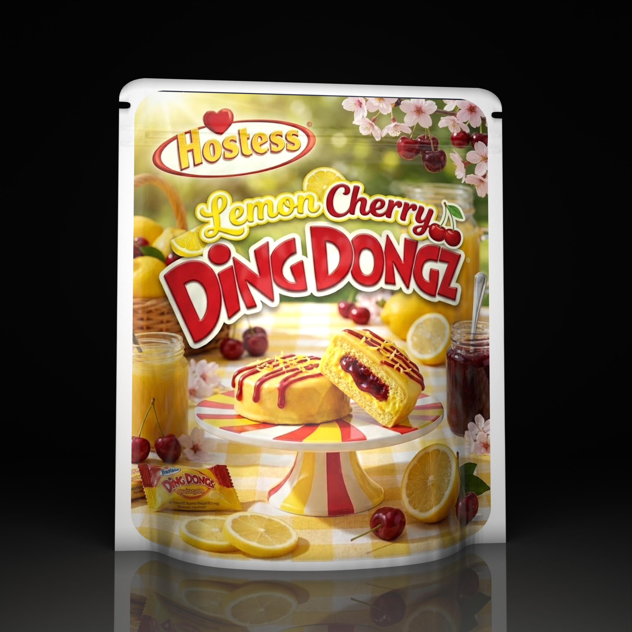 Hostess Lemon Cherry Ding Dongz