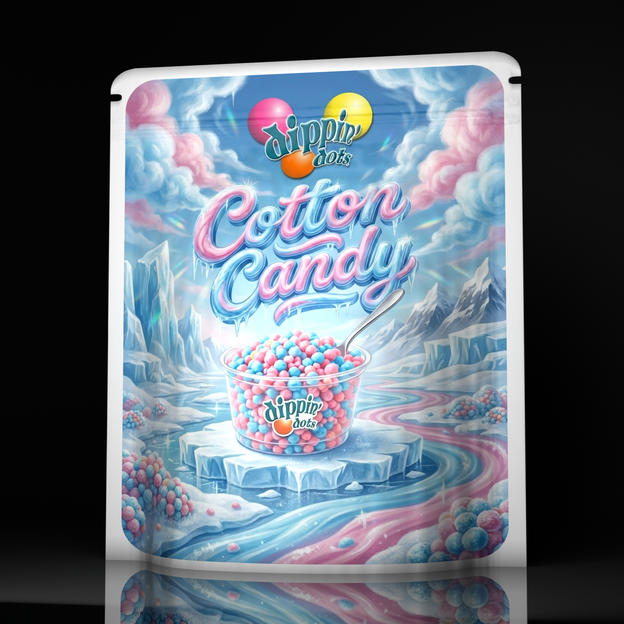 Dippin Dots Cotton Candu