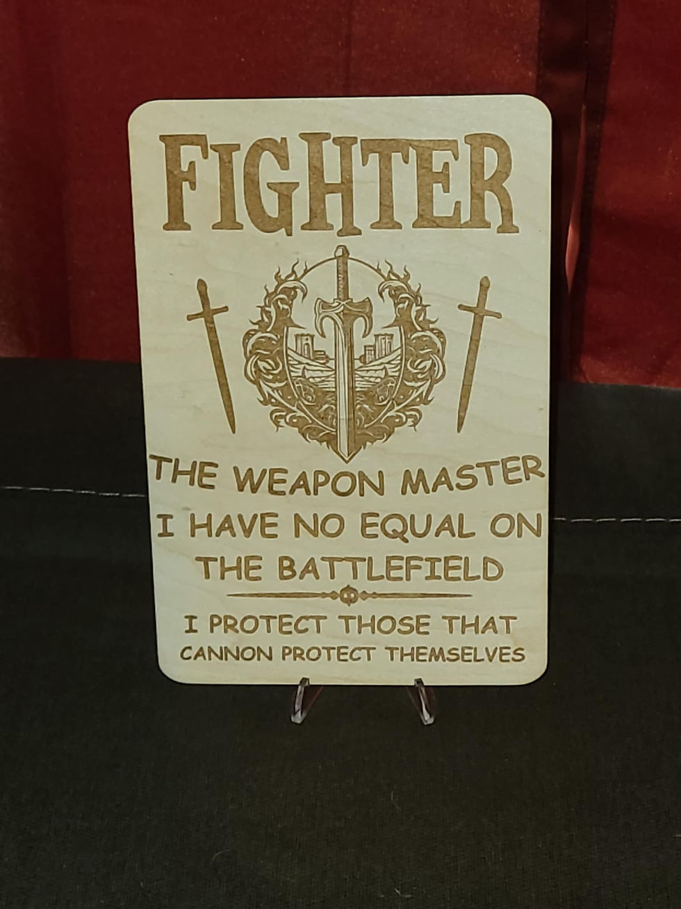Thumbnail: RPG Class Wall Sign (Hardware included)