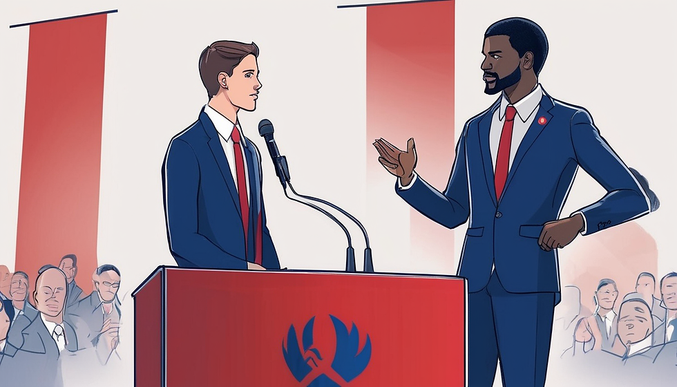 Conférence avec leaders politiques émergents
