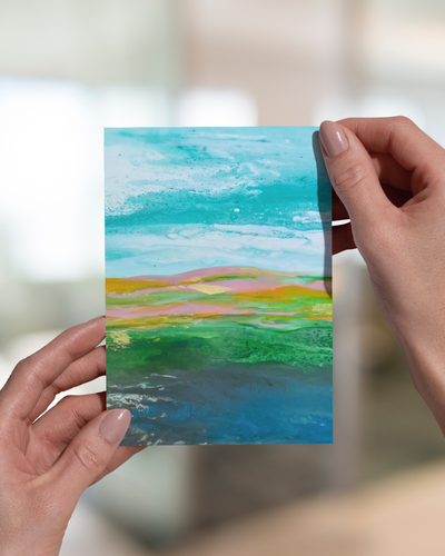 Art Greeting Card 5x7 - Wild Wait | Cassie Dee Art