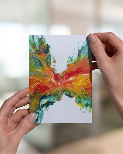 Art Greeting Card 5x7 - Create | Cassie Dee Art
