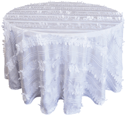 White Diagonal Taffeta