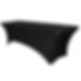 Black Spandex Table Cover