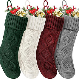 Christmas Stockings 18 Inches Long Knitted