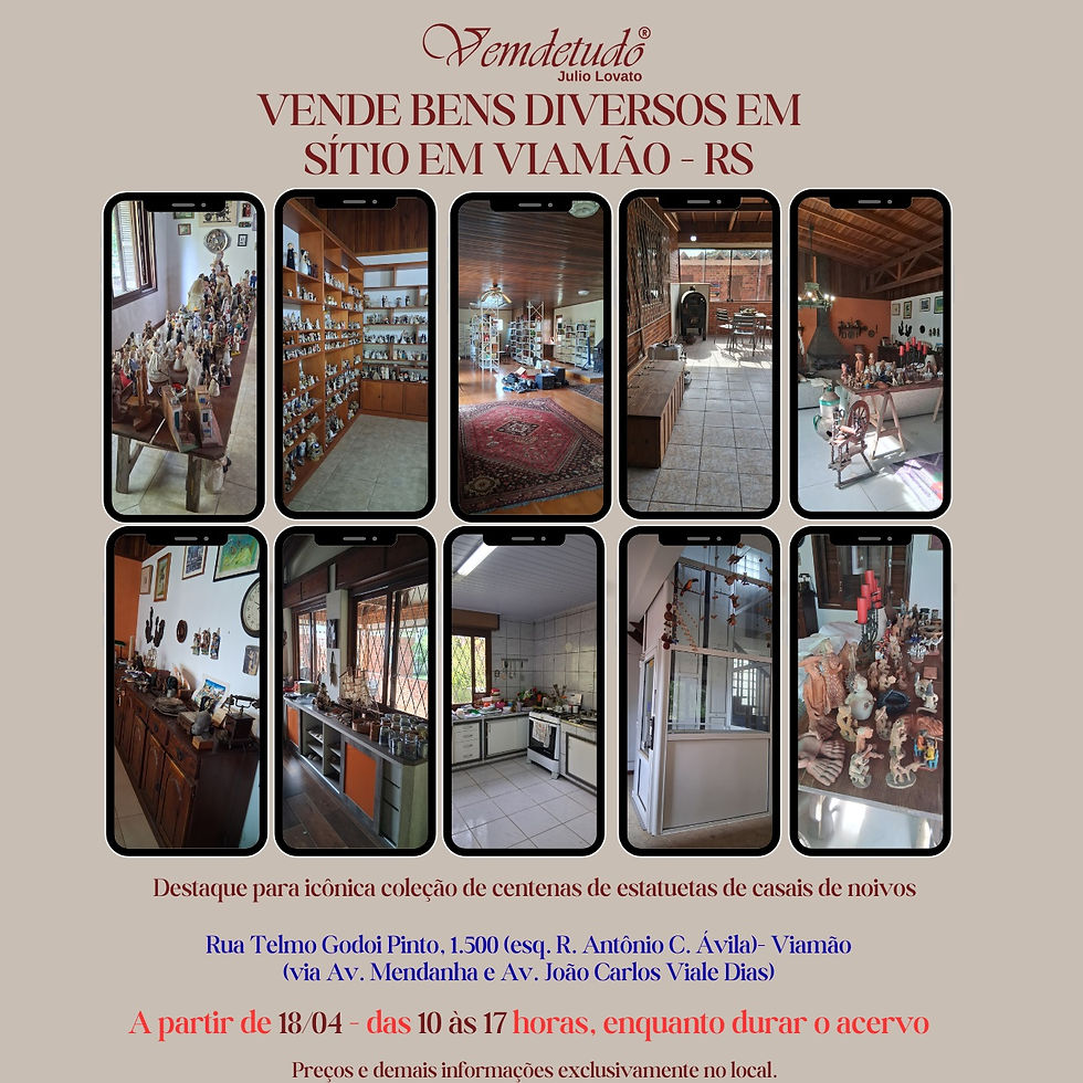 Vemdetudo vende bens diversos em Sítio em Viamão