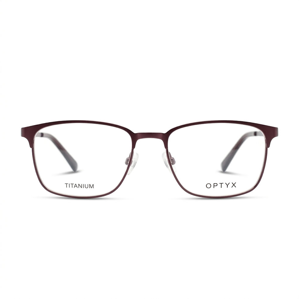 Thumbnail: Optyx Tytan Aero Burgundy Titanium Optical Frame