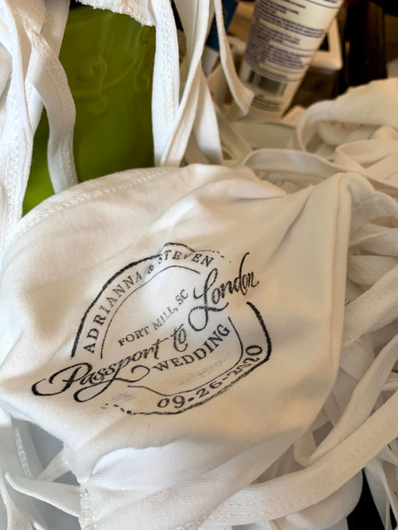 Handstamped Masks